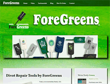 Tablet Screenshot of foregreens.com